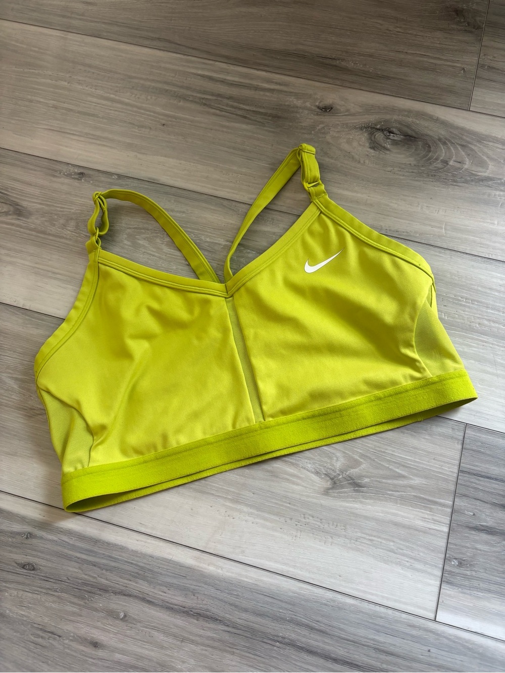 Nike Women's Plus Athletic Sports Bra Lime Green | SZ 1X